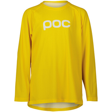 POC ESSENTIAL MTB Kids Long-Sleeved Jersey Yellow 2023 0